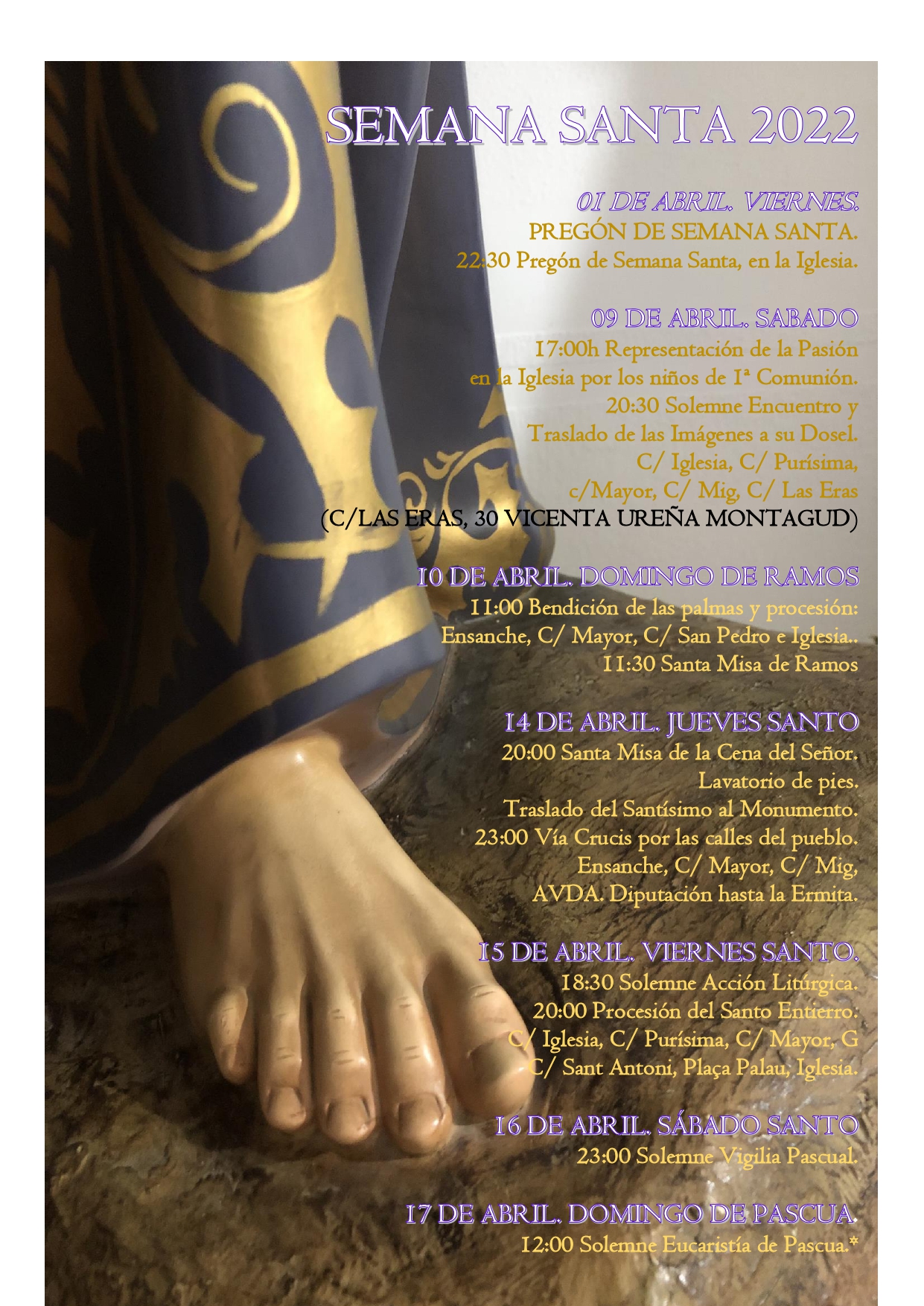 Semana Santa en Aielo de Malferit 2022 Aielo de Malferit / Ayelo de Malferit